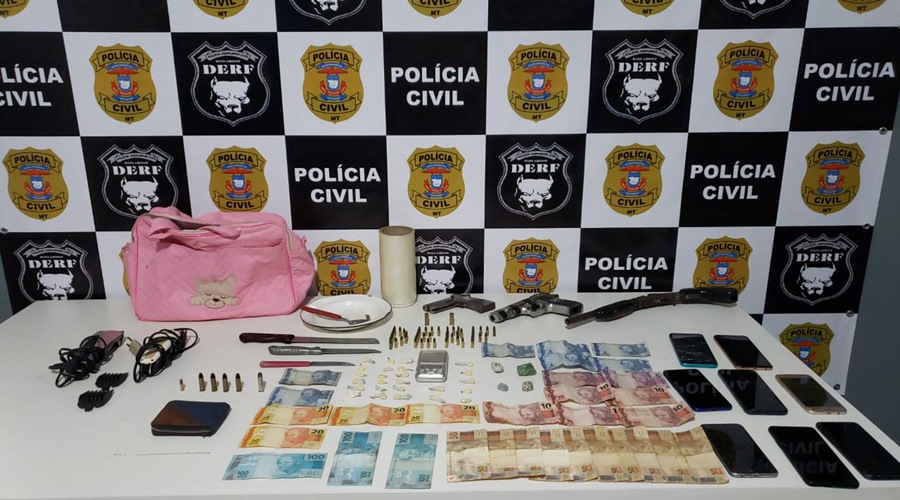 Após investigações DERF prende dois indivíduos suspeitos de tráfico de drogas, receptação, posse de arma e associação criminosa 1