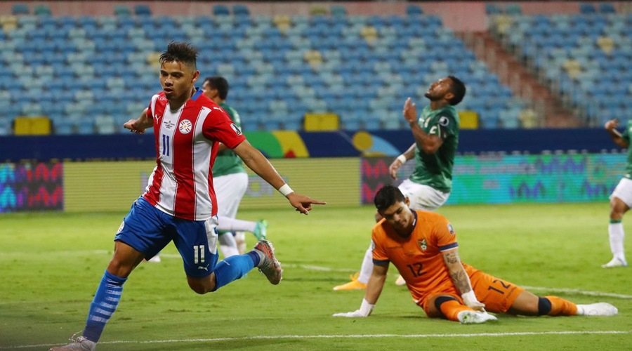 Com dois de Angel Romero, Paraguai estreia na Copa América com vitória 1