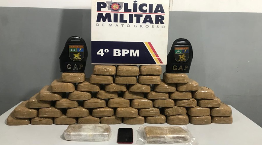 GAp encontra 50 tabletes de pasta base de cocaína em Várzea Grande 1