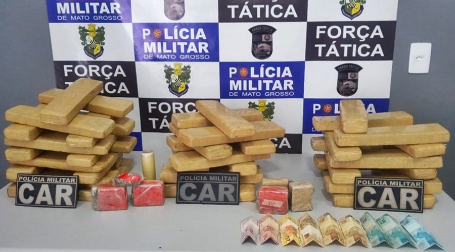 Grupo CAR da PM prende homem de 25 anos por tráfico de drogas e aprende cerca de 37 Kg de entorpecente 1