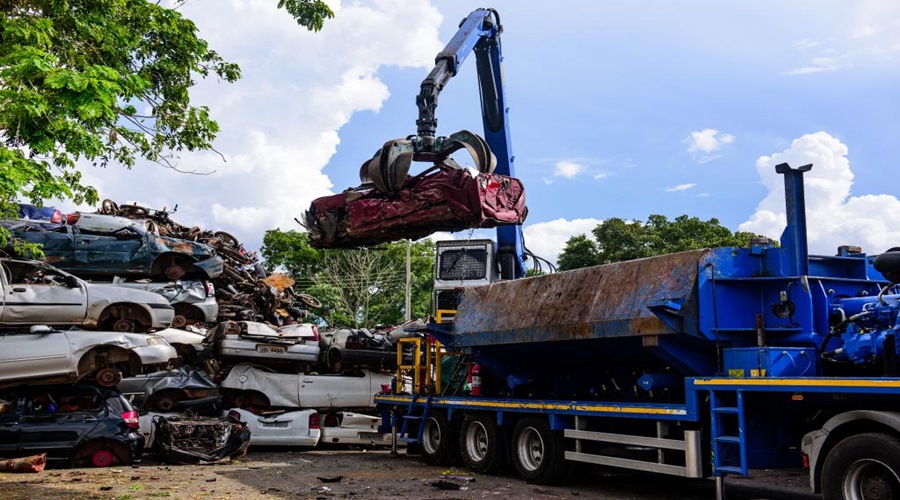 Detran-MT recicla mais de 3 mil veículos em 49 municípios do Estado 1