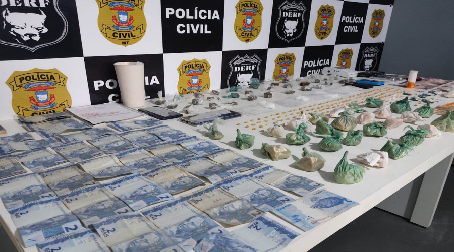 Derf prende quatro pessoas durante buscas para desarticular tráfico de drogas em Rondonópolis 1