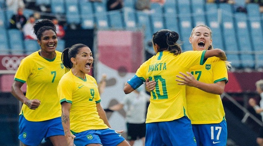 Seleção feminina goleia China na estreia do Brasil na Olímpiada 1