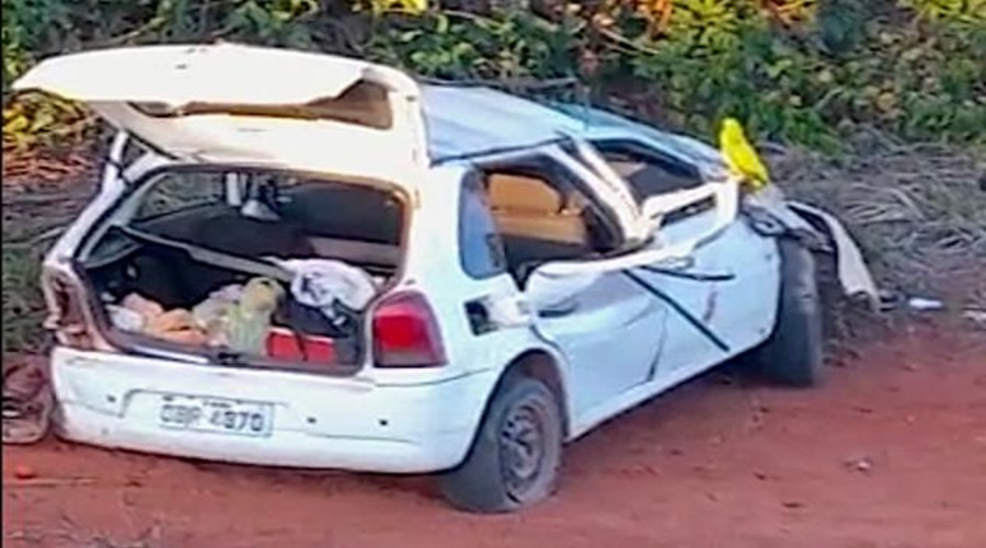 Duas mulheres morreram durante capotamento em estrada de terra no interior de MT 1