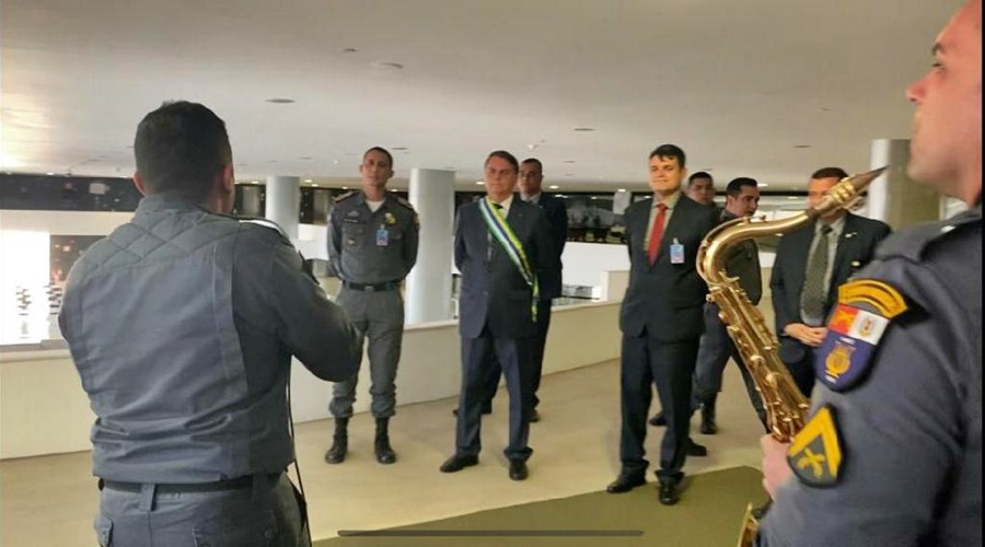 Corpo Musical da PM de MT faz apresentação no Palácio do Planalto em Brasília 1