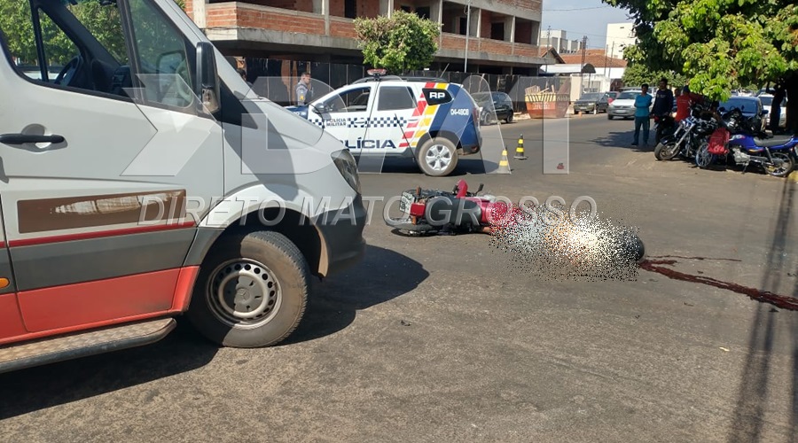 Colisão violenta entre moto e Jeep tira a vida de jovem de 21 anos no centro de Rondonópolis 1