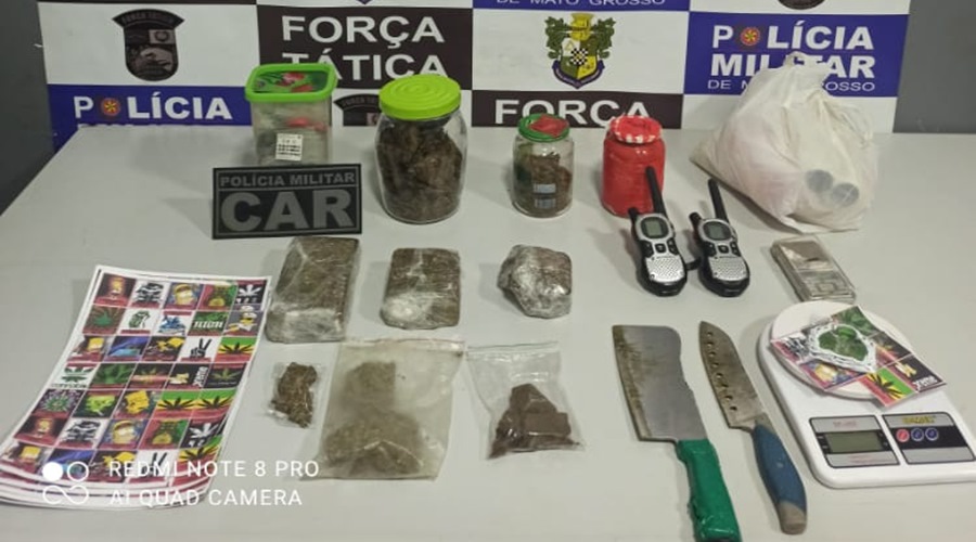 Grupo CAR prende traficante com maconha e skunk na Vila Goulart em Rondonópolis 1