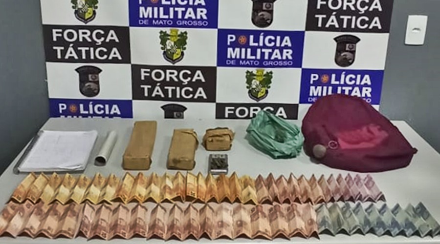 Grupo CAR apreende cerca de 2 Kg de maconha e prende individuo por tráfico de drogas 1