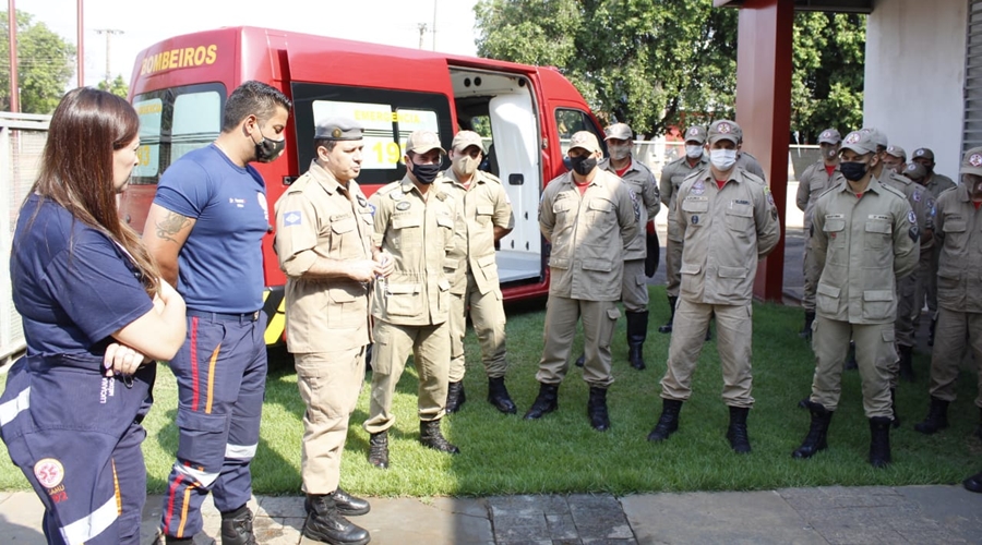 Corpo de Bombeiros de Rondonópolis em solenidade no 3º BBM recebe nova viatura de resgate 1