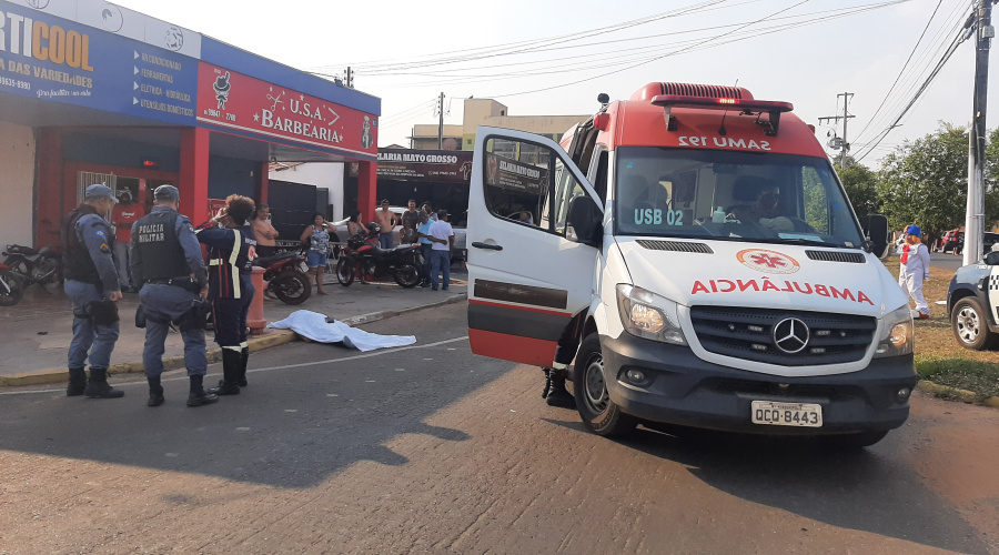 Motociclista bate em carro colidi em hidrante e morre em Rondonópolis 1