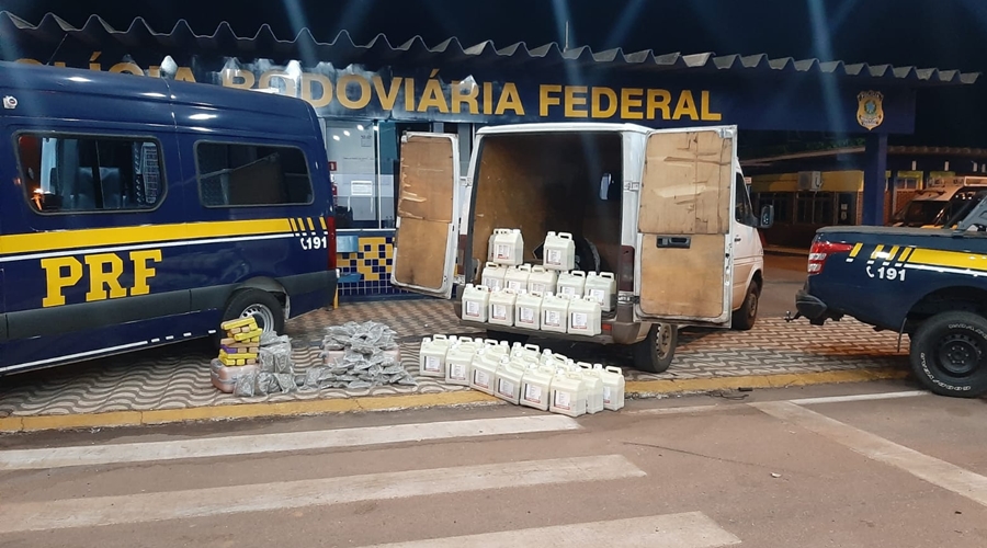 Em trabalho de rotina PRF apreende droga e inseticida falsificado na BR 163 em Rondonópolis 1