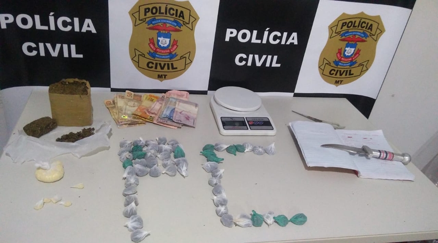 Polícia Civil prende traficante com mais de 50 porções de drogas prontas para venda 1