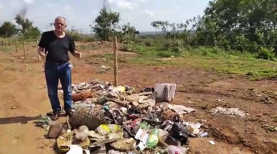 Prefeito faz apelo a população para não jogar lixo em locais proibidos 1