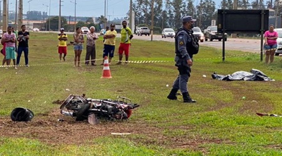 Jovem morre durante colisão violenta entre Fiat Estrada e moto no município de Sinop 1