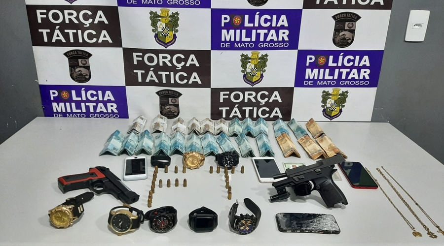 FT apreende mais de R$ 30 mil que pode ser da venda de carga roubada, apreende arma de fogo e prende homem com passagem por latrocínio 1