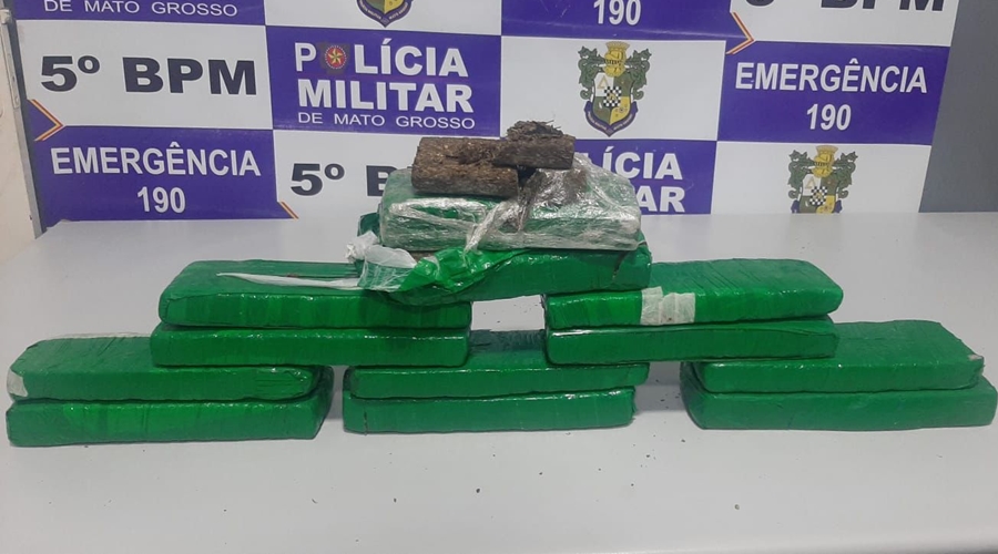 PM prende quatro suspeitos por trafico de drogas e aprende cerca de 12 tabletes de entorpecente em ROO 1