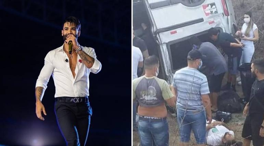 Banda de Gusttavo Lima se envolve em acidente de carro na Paraíba 1