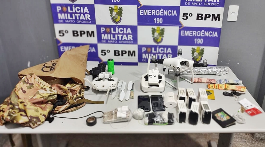 Marginais que iriam lançar drogas no presidio da Mata Grande são presos durante barreira policial na MT 270 1