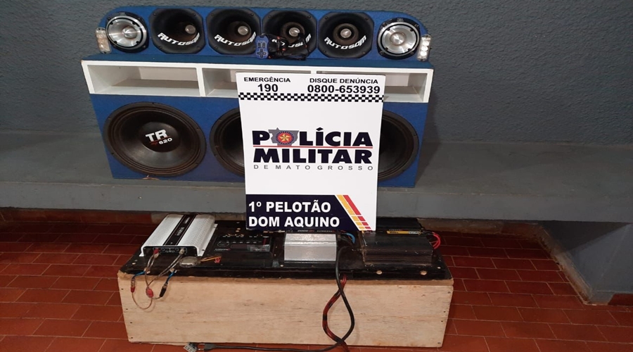 Individuo é preso pela PM em Dom Aquino por perturbar vizinhos com som automotivo ensurdecedor 1