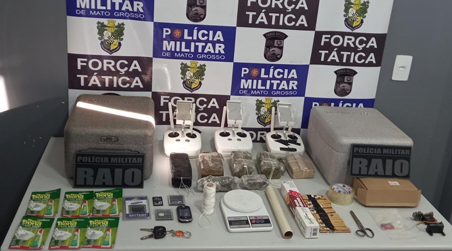 Homem é preso com maconha e diz a polícia que iria lançar o entorpecente no presidio da Mata Grande 1