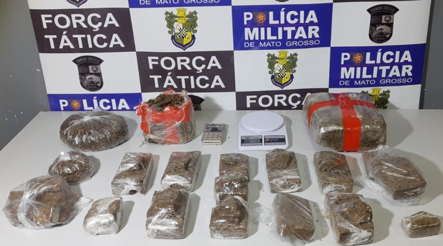 Através de informações da ARI Força Tática apreende quase 10 Kg de droga e prende suspeito tornozelado 1