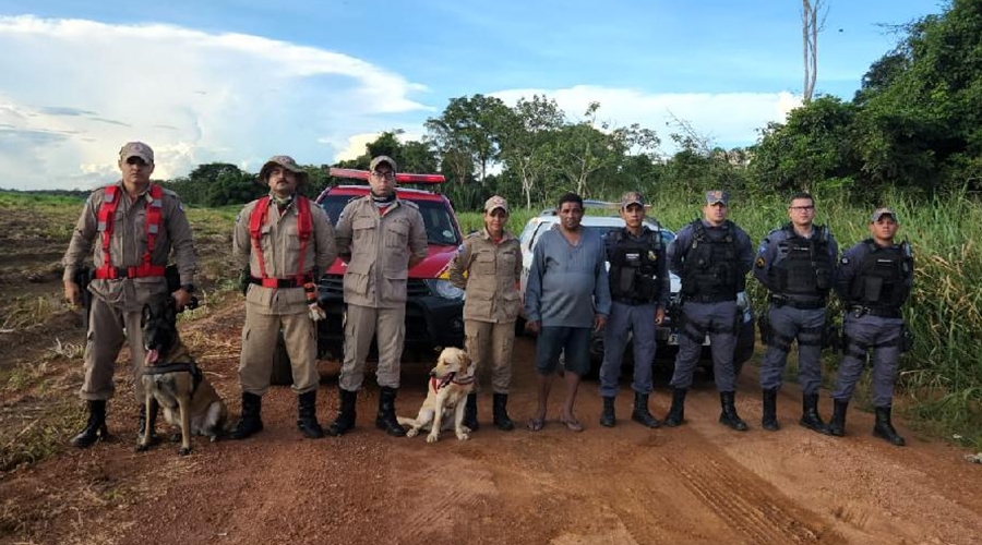 Em uma ação conjunta militares resgatam vítima de tentativa de homicídio e prendem suspeito do crime 1