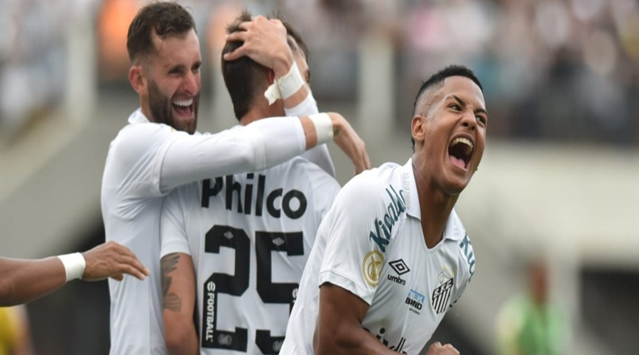 Santos vence América-MG e vira líder do Brasileiro 1