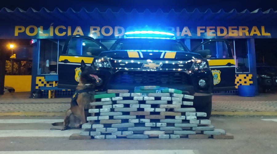 Individuo de 30 anos é preso pela PRF em Rondonópolis transportando cerca de 56 kg de cloridrato de cocaína 1