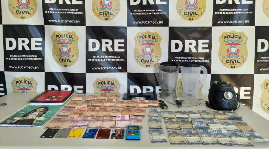 Polícia Civil desarticula ponto de manipulação, distribuição e comércio de drogas em Cuiabá 1