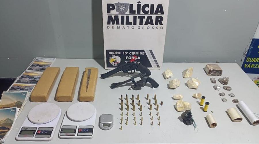 FT prende trio com drogas e armas de fogo em Várzea Grande 1