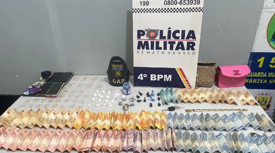 Em uma ação da PM Onze indivíduos foram são presos em flagrante por tráfico de drogas em VG 1