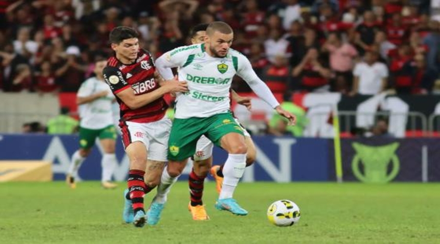 Em partida válida pelo brasileirão Cuiabá é derrotado pelo Flamengo e continua na zona do rebaixamento 1