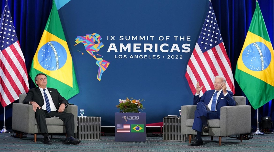 Presidentes Bolsonaro e Biden fazem reunião bilateral nos EUA 1