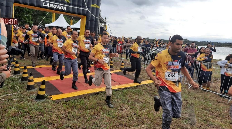 Rotam reúne 1,6 mil atletas na corrida extreme realizada neste domingo (12) na Lagoa Trevisan 1