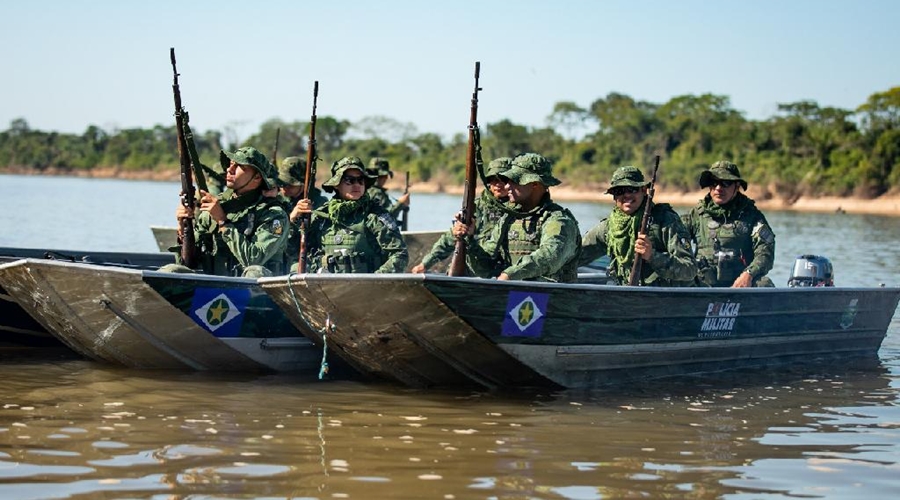 Batalhão Ambiental treina policiais militares para policiamento nos rios de Mato Grosso 1