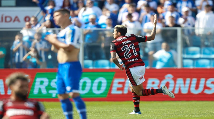 De virada, Flamengo vence o Avaí na Ressacada com dois gols de Pedro 1