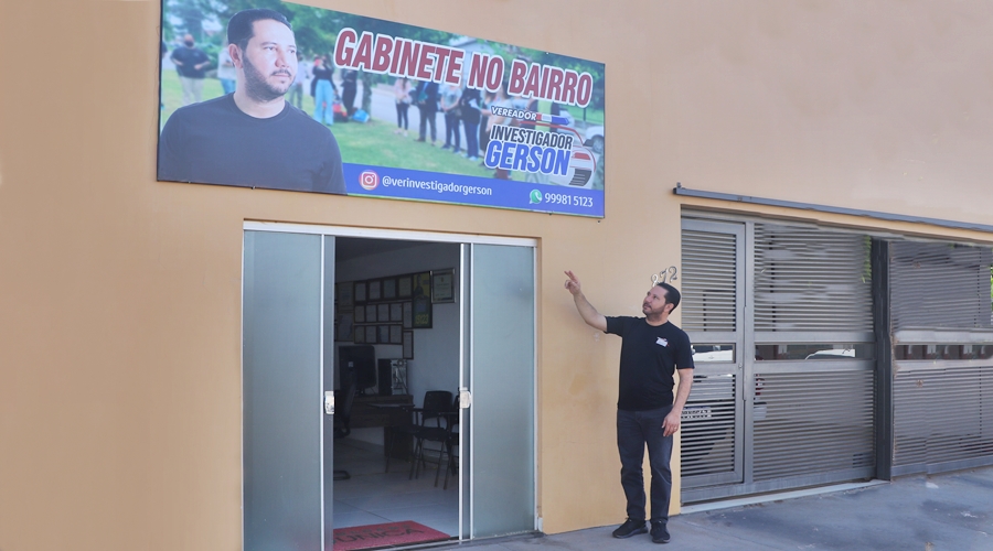 Aproximando à população rondonopolitana do seu mandato, Vereador Investigador Gerson lança gabinete no bairro 1