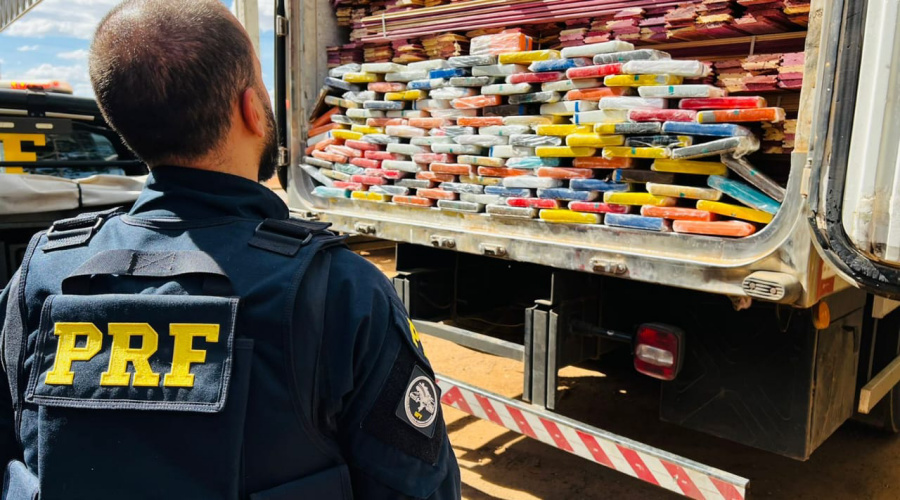 Cocaína que seria levada para Rondônia escondida em carga de caminhão é apreendida em Mato Grosso 1