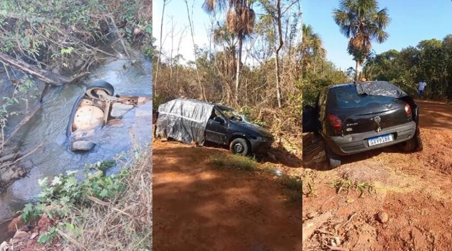 Motorista é encontrado morto em interior de carro com as quatro rodas para o alto dentro de rio 1