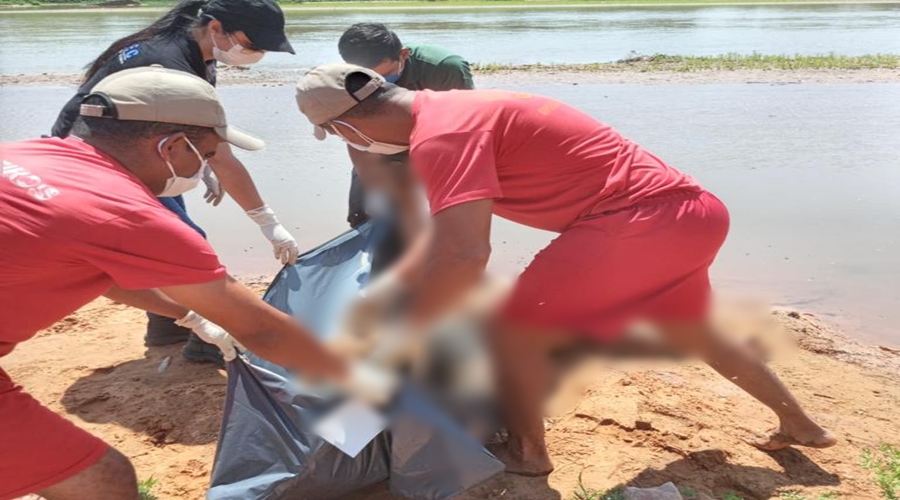 Cadáver de homem com pés amarrados é encontrado boiando nas aguas do Rio Vermelho em Rondonópolis 1