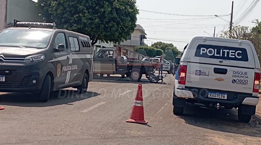 Trabalhador de 33 anos morre em Rondonópolis após moto que ele pilotava colidir na traseira de caminhonete que saia de garagem 1