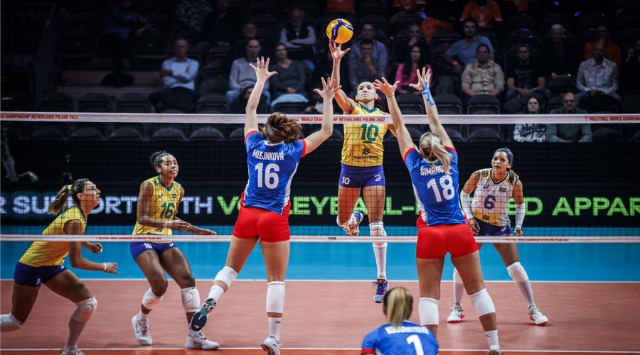 Brasil estreia com vitória no Mundial de vôlei feminino 1