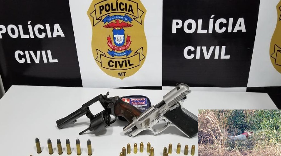 Suspeito de latrocínio em Rondonópolis é preso em Nova Xavantina com armas de fogo e munições 1