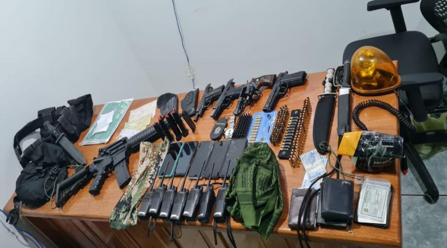 PM prende nove pessoas e apreende arsenal de armas e munições no Norte de MT 1