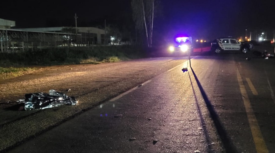 Mulher morre ao ter moto atingida por outro veículo no Anel Viário em Rondonópolis, a vítima teve uma das pernas arrancada 1