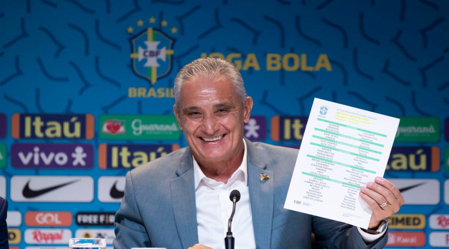 Com 16 estreantes em Copas, Tite convoca Brasil para o Mundial 1