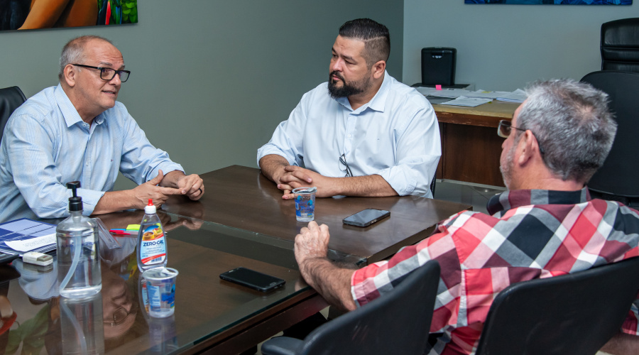 Prefeito recebe visita do novo presidente da Câmara 1