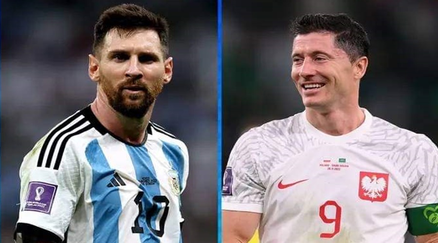 Duelo entre Messi e Lewandowski é o destaque da Copa nesta quarta 1