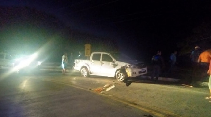 Assaltante rouba caminhonete de idoso em Chapada e durante a fuga capota no Portão do Inferno 1