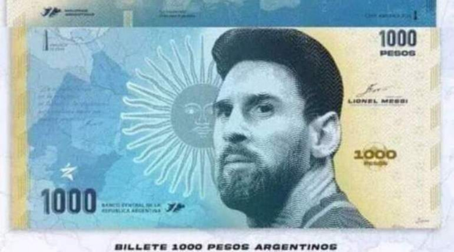 Lionel Messi pode ter rosto estampado em notas de peso argentino; entenda 1